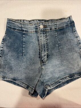 wild fable Light Wash High-Rise Denim Shorts
